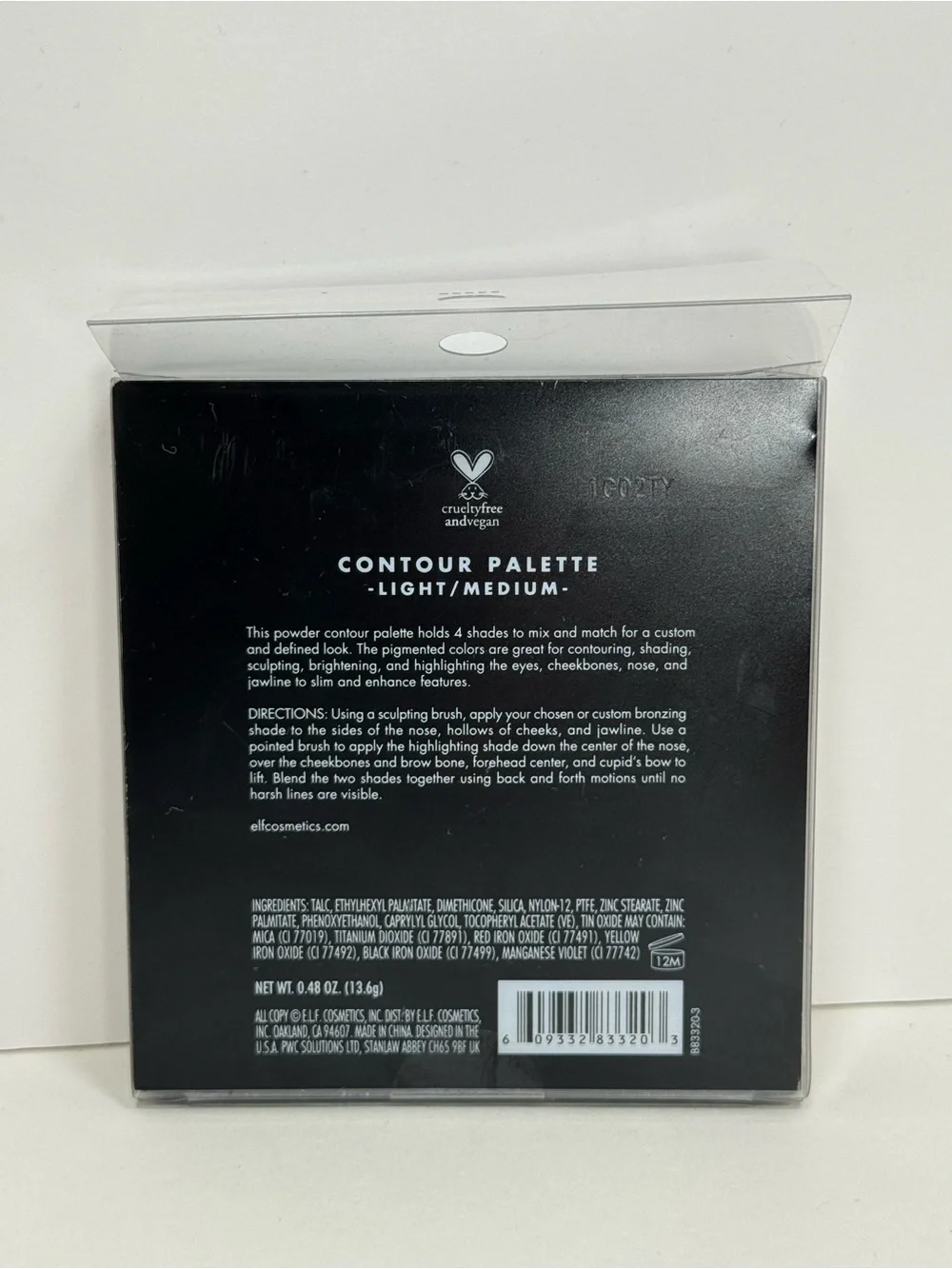 elf Contour Palette Light Medium 0.56oz Powder Makeup New